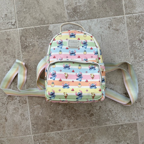 Disney Loungefly Stitch Backpack and Wallet - Picture 1 of 5